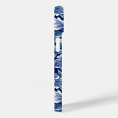 Indigo Blue Flowers Case-Mate iPhone Hülle (Rückseite / Rechts)