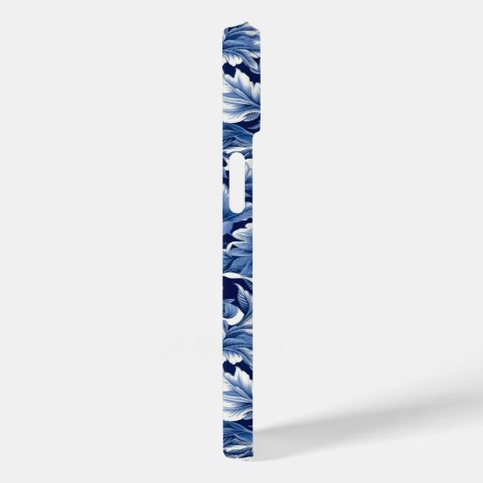 Indigo Blue Flowers Case-Mate iPhone Hülle (Rückseite / Rechts)