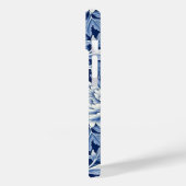 Indigo Blue Flowers Case-Mate iPhone Hülle (Rückseite / Links)