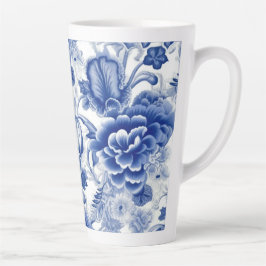 Indigo Blue Flowers Milchtasse