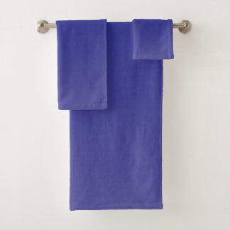 Indigo Blue Gradient Badhandtuch Set