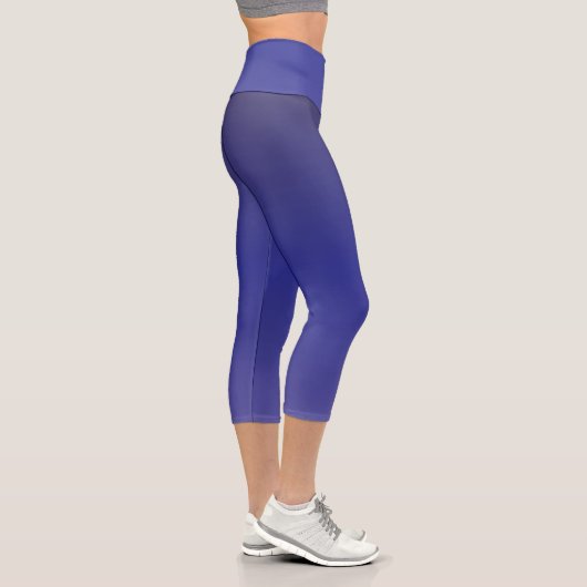 Indigo Blue Gradient Capri Leggings (Rechts)