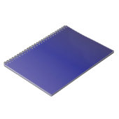 Indigo Blue Gradient Notizblock (Linke Seite)