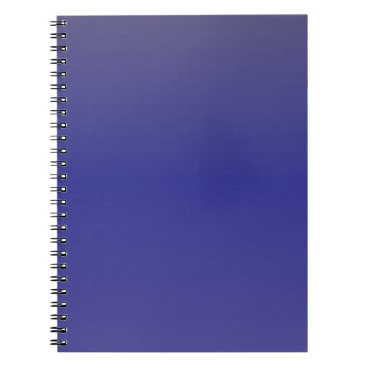 Indigo Blue Gradient Notizblock (Vorderseite)