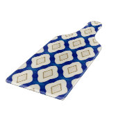 Indigo Blue Gray Azulejo Pattern Portugal Geschenk Schneidebrett (Ecke)