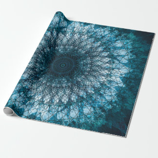 Indigo Blue Mandala Geschenkpapier