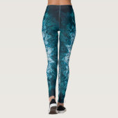 Indigo Blue Mandala Leggings (Rückseite)