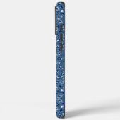 Indigo Blue Mandala Pattern Case-Mate iPhone Hülle (Rückseite / Links)