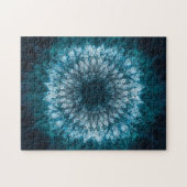 Indigo Blue Mandala Puzzle (Horizontal)