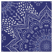 Indigo Blue Mandala Stoff (Nahaufnahme)