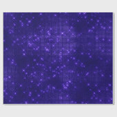 Indigo Blue Navy Glitzer Sequins Funkelnd Cobalt Geschenkpapier (Flach)