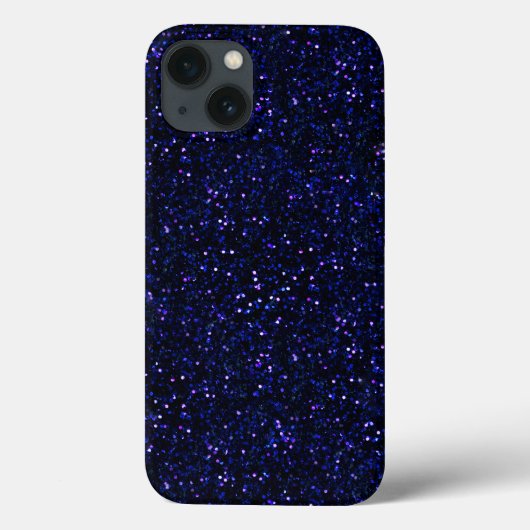 Indigo Blue Starry Mitternacht Glitzer Case-Mate iPhone Hülle (Rückseite)