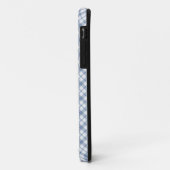 Indigo Blue, White Preppy Karo iPhone 5/5s Case (Hinten/Links)