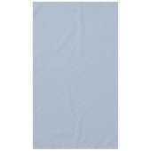 Indigo Blue, White Ticking Stripes Tableclout Tischdecke (Vorderseite)