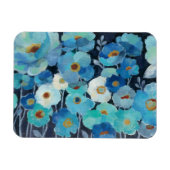 Indigo-Blume Magnet (Horizontal)