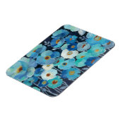 Indigo-Blume Magnet (Linke Seite)