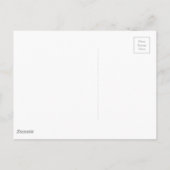 Indigo-Blume Postkarte (Rückseite)