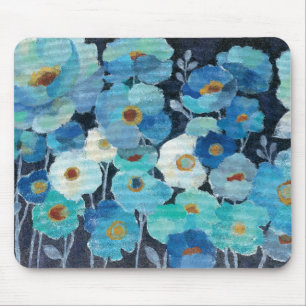 Indigo-Blumen Mousepad