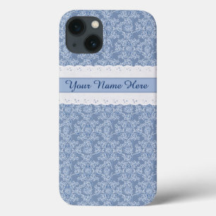 Indigo-Blumenmuster-iPhone-6-Hülle mit falscher Sp Case-Mate iPhone Hülle