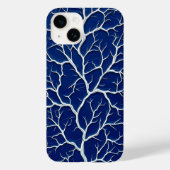 Indigo Branch Pattern iPhone Case Style (Rückseite)