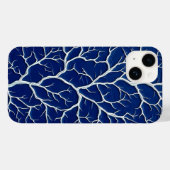 Indigo Branch Pattern iPhone Case Style (Rückseite (Horizontal))