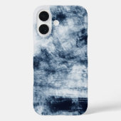 Indigo Brushstroke Chaos Case-Mate iPhone Hülle (Rückseite)