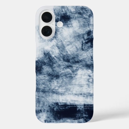 Indigo Brushstroke Chaos Case-Mate iPhone Hülle (Rückseite)
