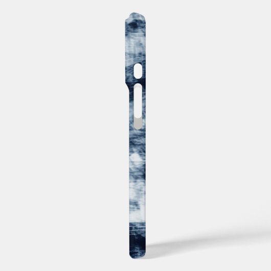 Indigo Brushstroke Chaos Case-Mate iPhone Hülle (Rückseite / Links)