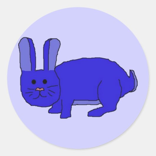 Indigo Bunny Aufkleber (Vorderseite)