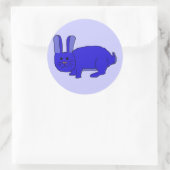 Indigo Bunny Aufkleber (Tasche)