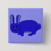 Indigo Bunny Button (Vorderseite)