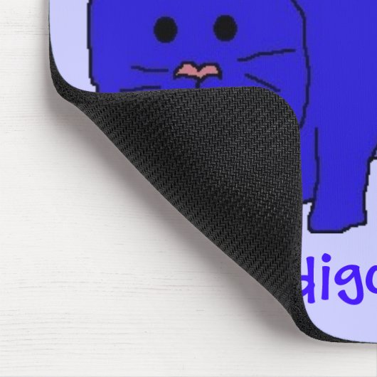 Indigo Bunny Mousepad (Ecke)
