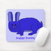 Indigo Bunny Mousepad (Mit Mouse)