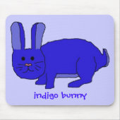 Indigo Bunny Mousepad (Vorne)