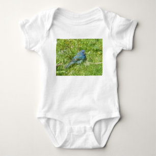 Indigo Bunting Baby Anzug Strampler