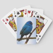 Indigo Bunting Bird Playing Cards Spielkarten (Rückseite)