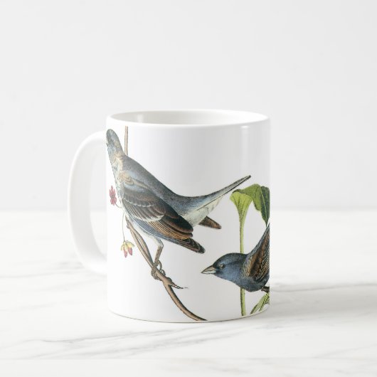 Indigo Bunting by Audubon Kaffeetasse (Vorderseite Links)