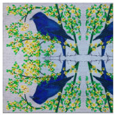 Indigo Bunting Fabric Stoff (Muster)