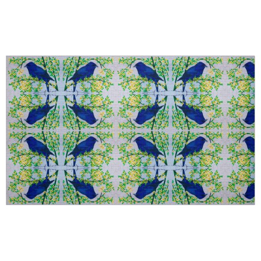 Indigo Bunting Fabric Stoff (Fat Quarter (45,7 x 55,9 cm))