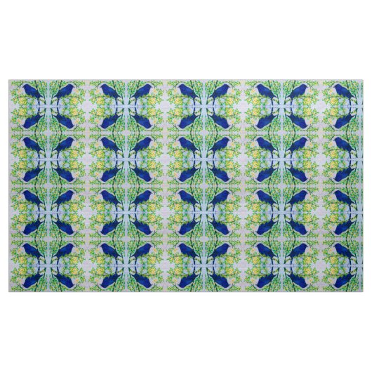 Indigo Bunting Fabric Stoff (Yard (91,4 cm))