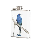 Indigo Bunting Flachmann (Links)