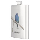 Indigo Bunting Flachmann (Links)