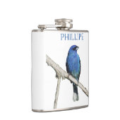 Indigo Bunting Flachmann (Rechts)