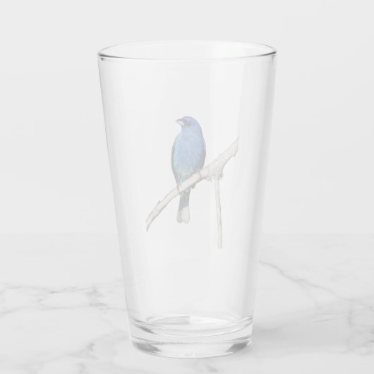 Indigo Bunting Glas (Rückseite)