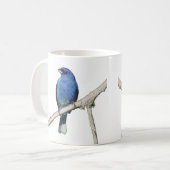 Indigo Bunting Kaffeetasse (Vorderseite Links)