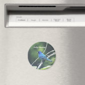 Indigo Bunting Magnet (In Situ (Geschirrspüler))