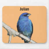 Indigo Bunting Mousepad (Vorne)