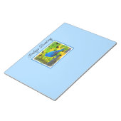 Indigo Bunting Painting - Original Bird Art Notizblock (angewinkelt)