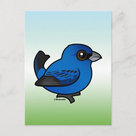 Indigo Bunting Postkarte (Vorderseite)