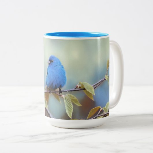 Indigo Bunting Tasse (VorderseiteRechts)